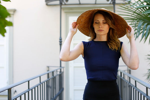 sustainable unbranded rash guard , vest , shirt , zero waste fashion made in italy from recycled fibres